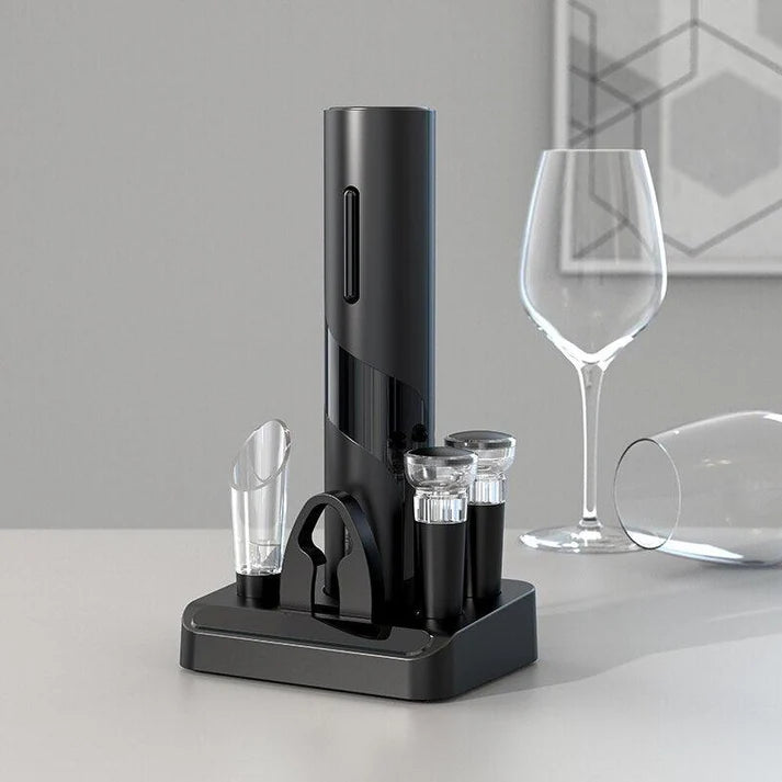 Electric Wine Opener + Complete Winery Kit